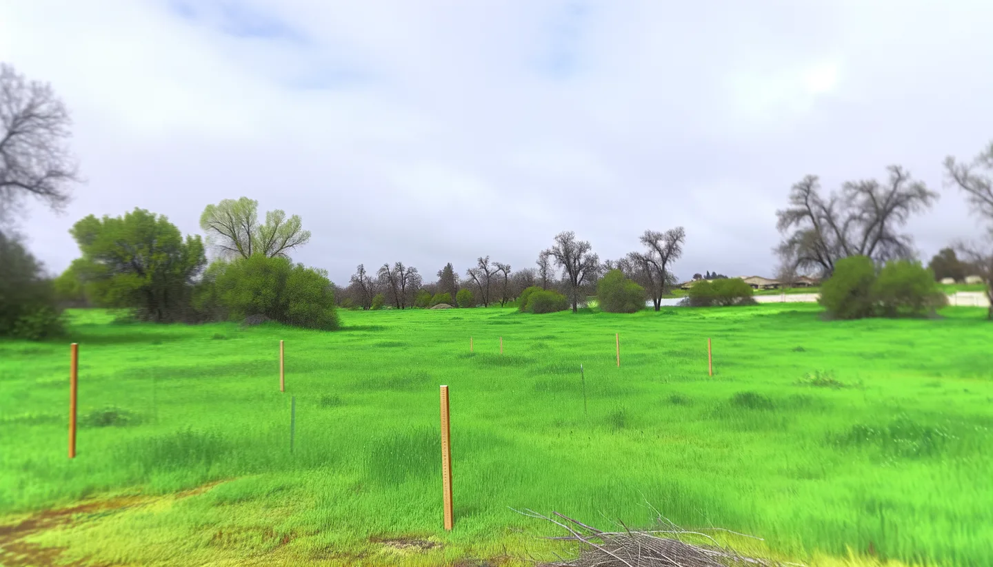 Vacant land parcel in California