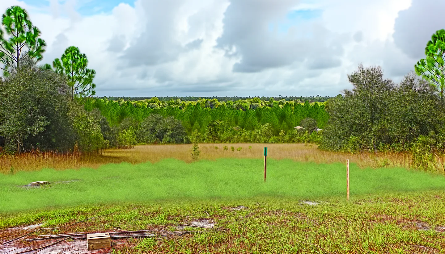 Vacant land parcel in Florida