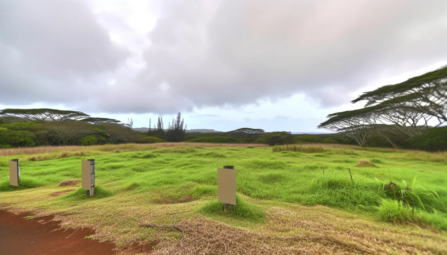 Vacant land parcel in Hawaii