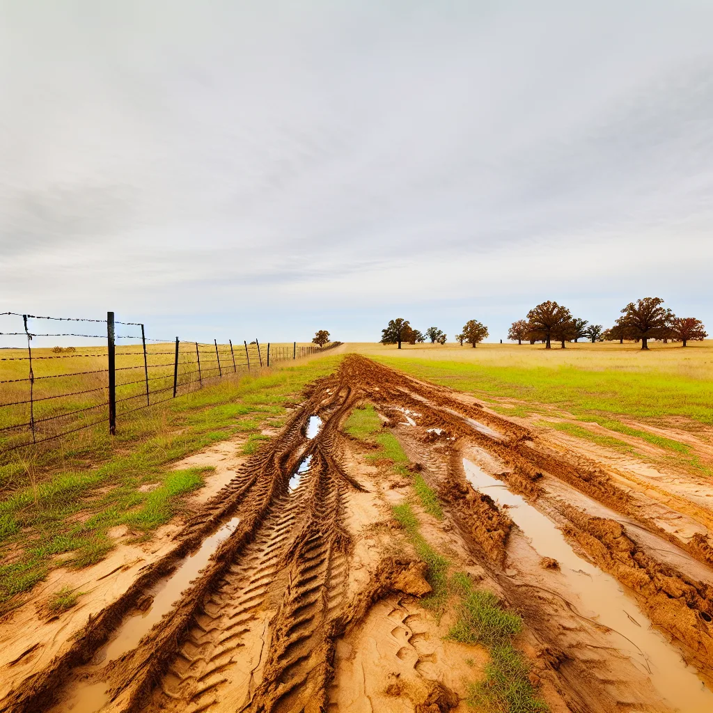 Rural acreage with open grassland in Arkansas