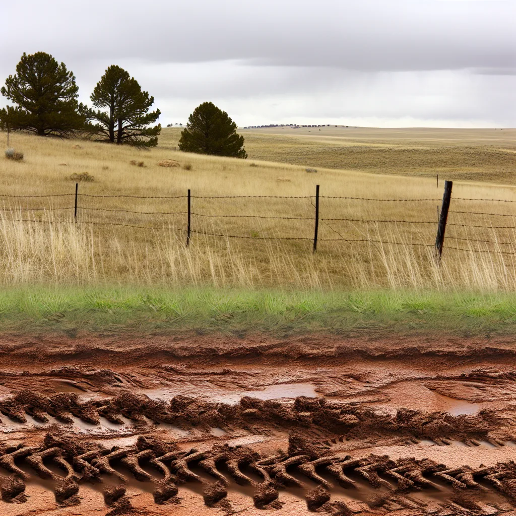 Rural acreage with open grassland in Colorado