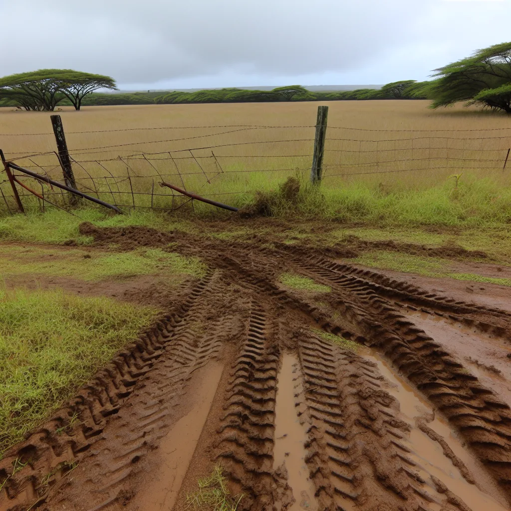 Rural acreage with open grassland in Hawaii