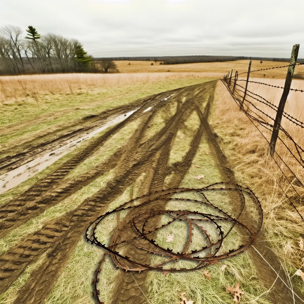 Rural acreage with open grassland in Massachusetts