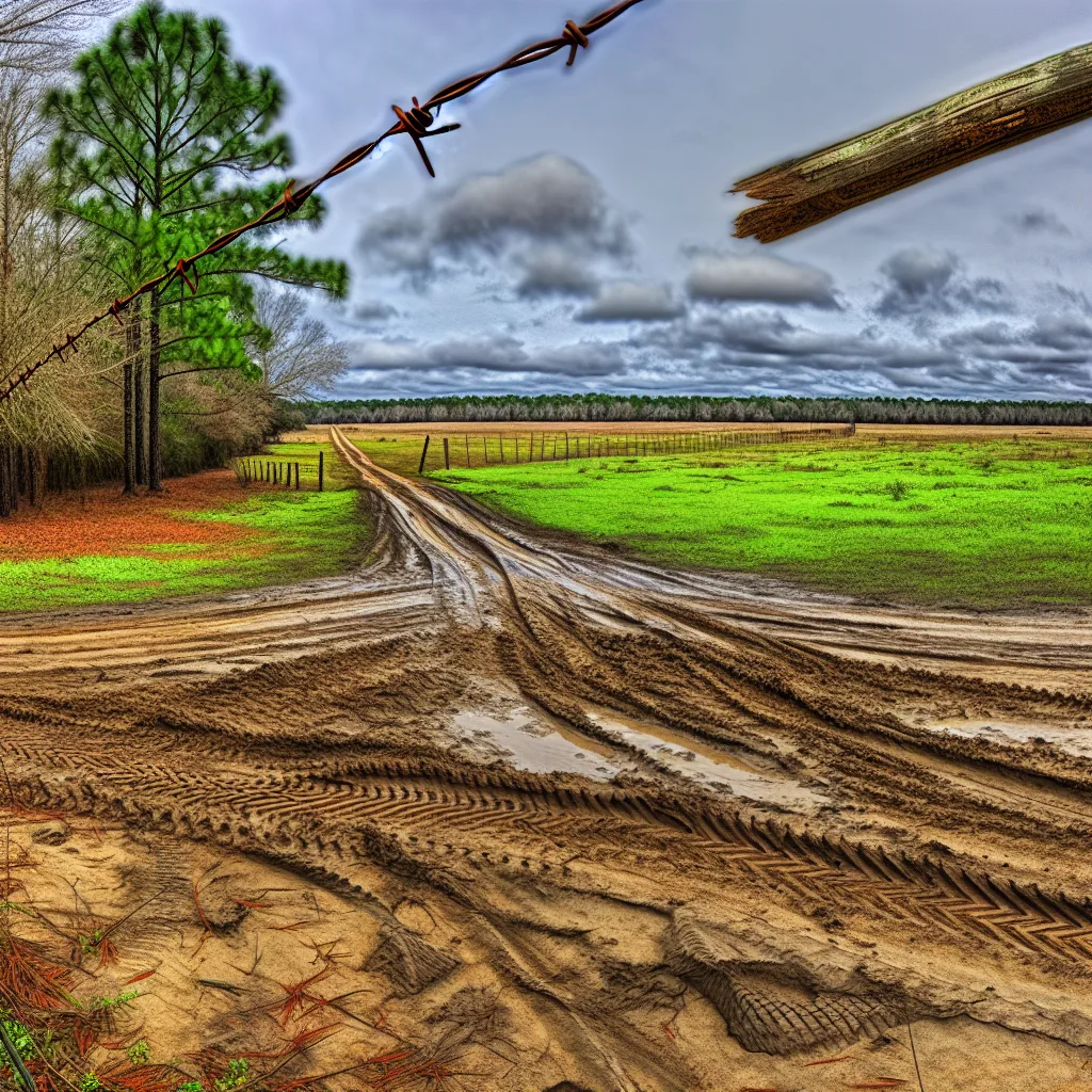 Rural acreage with open grassland in Mississippi