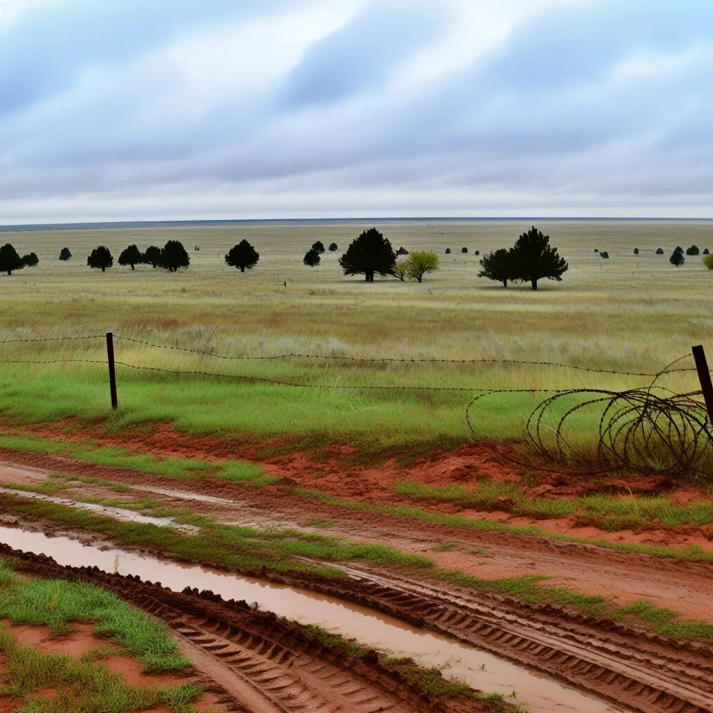 Rural acreage with open grassland in Oklahoma
