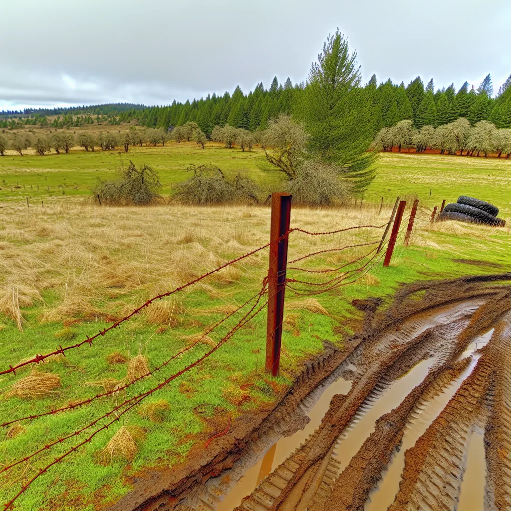 Rural acreage with open grassland in Oregon