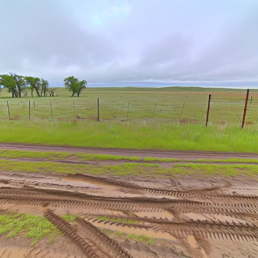 Rural acreage with open grassland in South Dakota