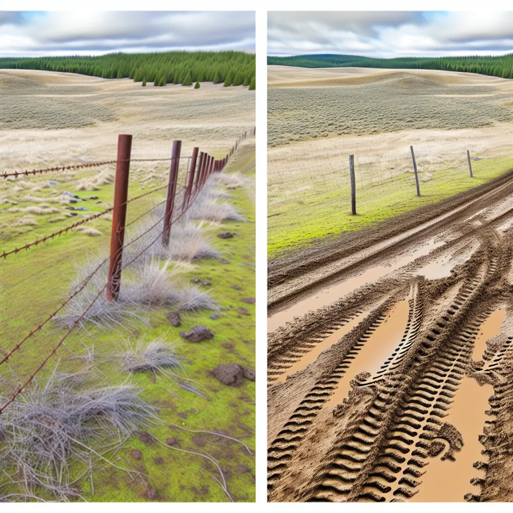 Rural acreage with open grassland in Washington