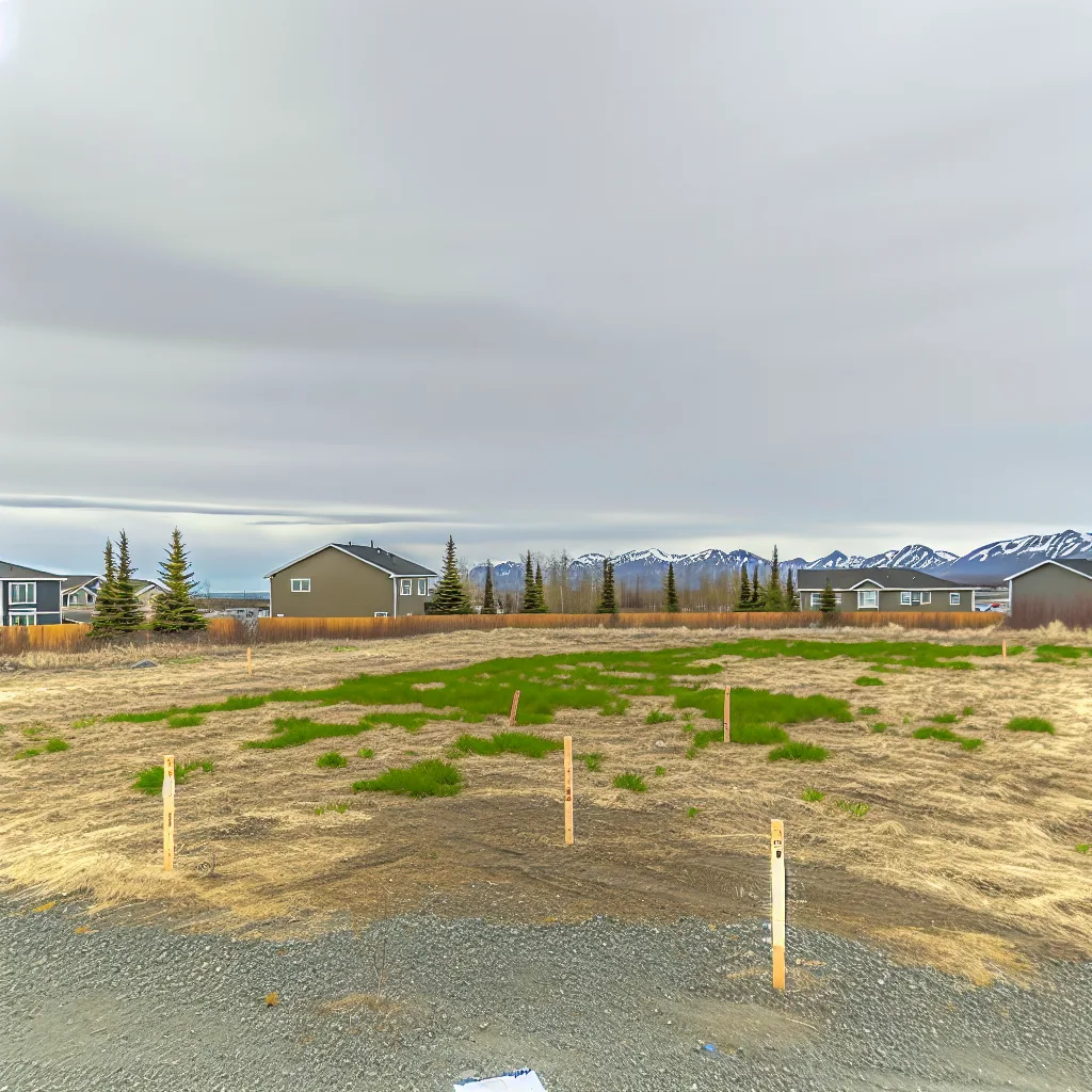 Vacant residential lot for sale in Alaska