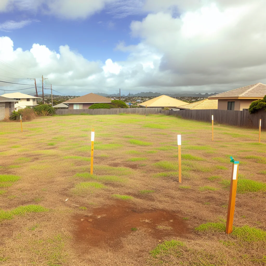 Vacant residential lot for sale in Hawaii