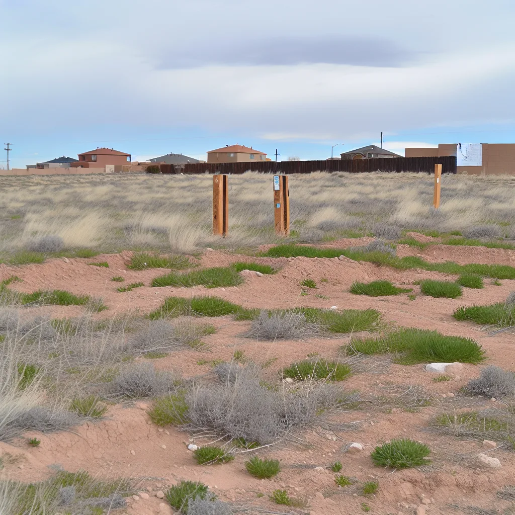 Vacant residential lot for sale in New Mexico