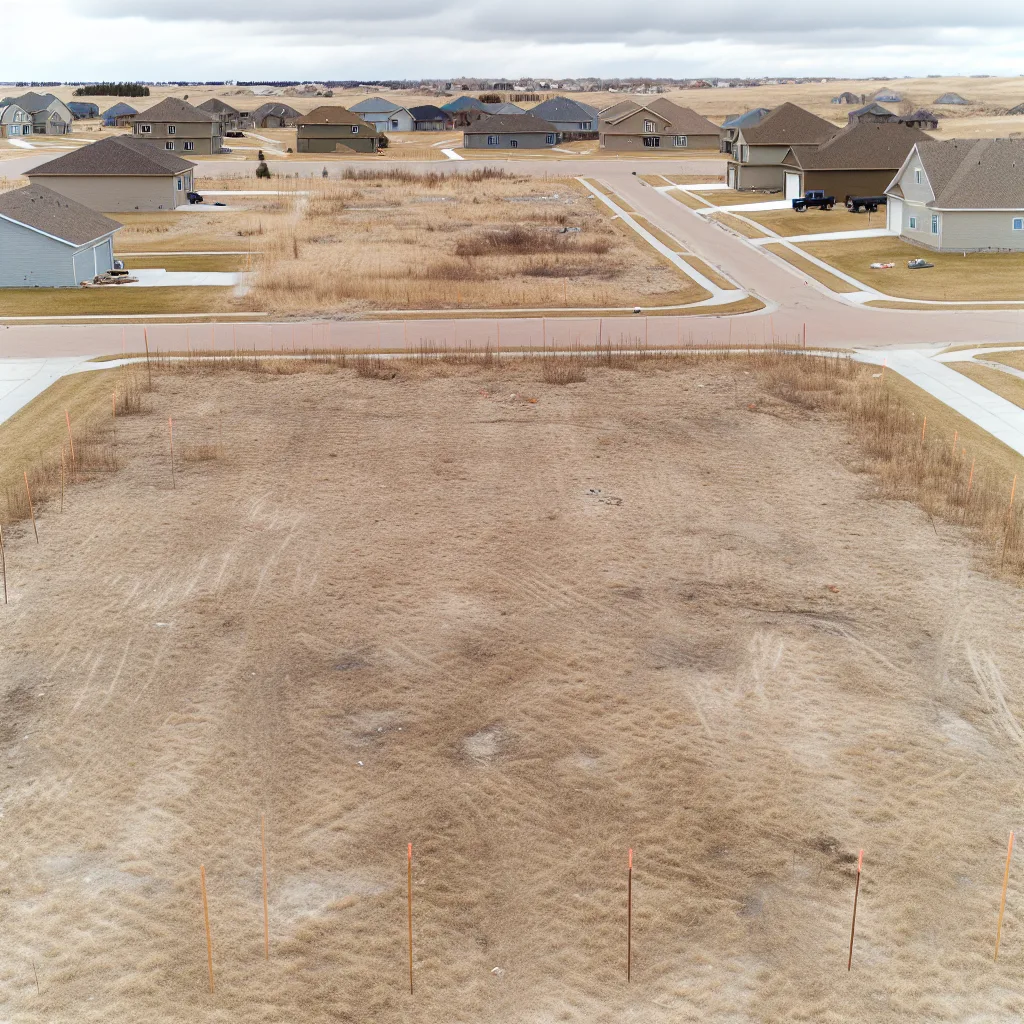 Vacant residential lot for sale in North Dakota