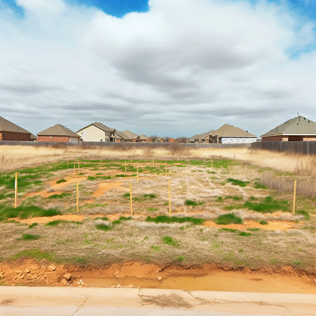 Vacant residential lot for sale in Oklahoma