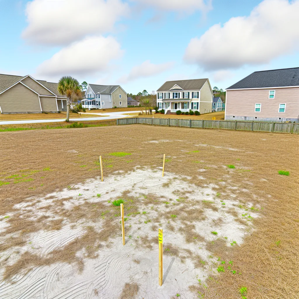 Vacant residential lot for sale in South Carolina
