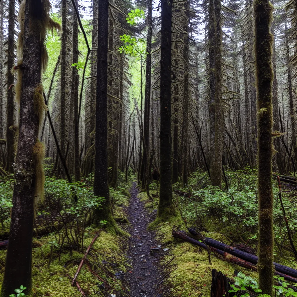 Wooded forest parcel in Alaska