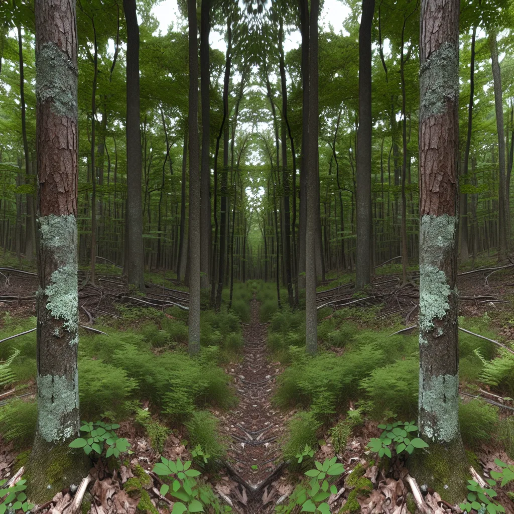 Wooded forest parcel in Delaware