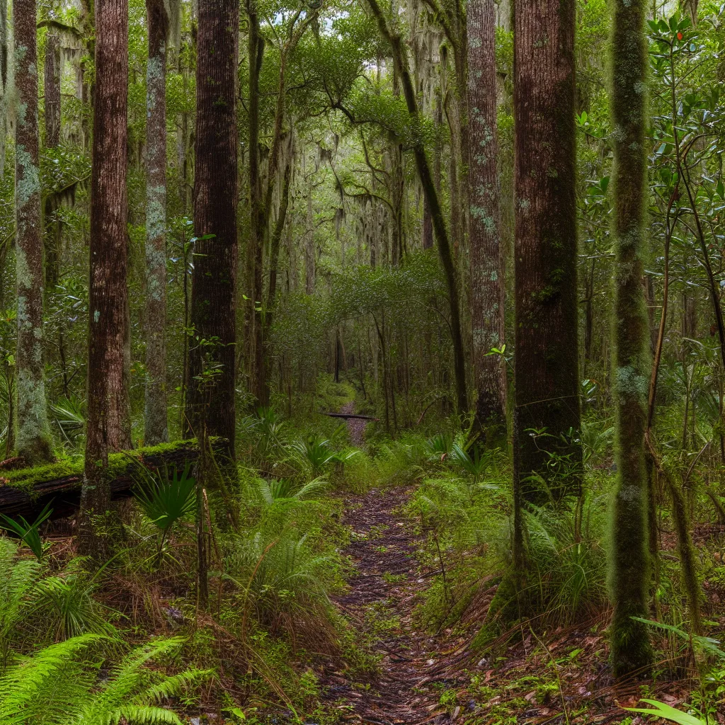Wooded forest parcel in Florida