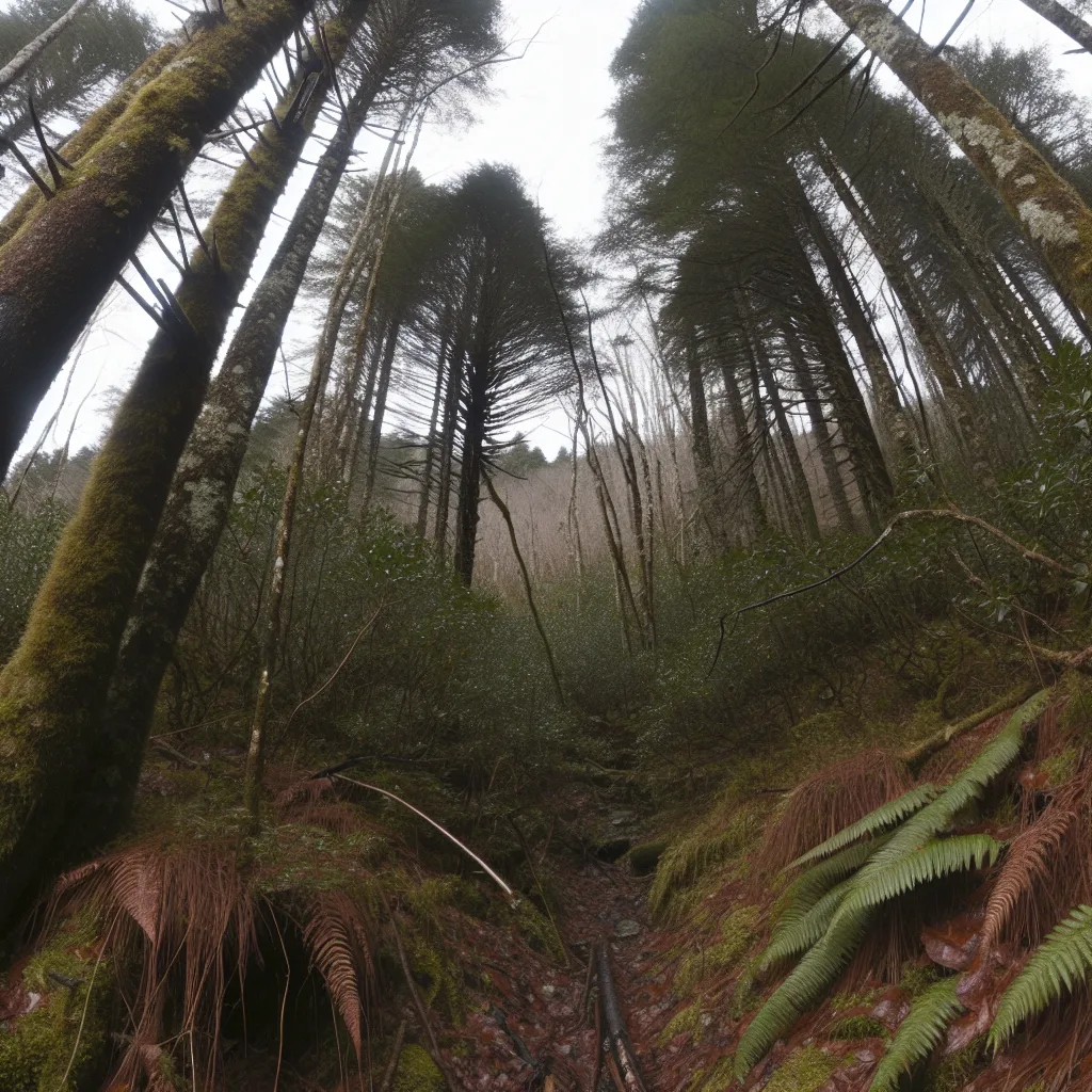 Wooded forest parcel in Georgia
