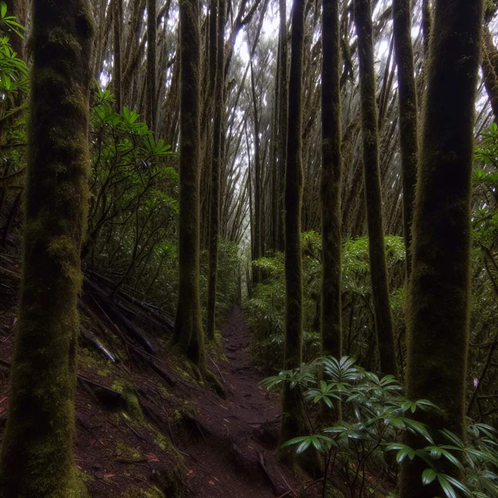 Wooded forest parcel in Hawaii