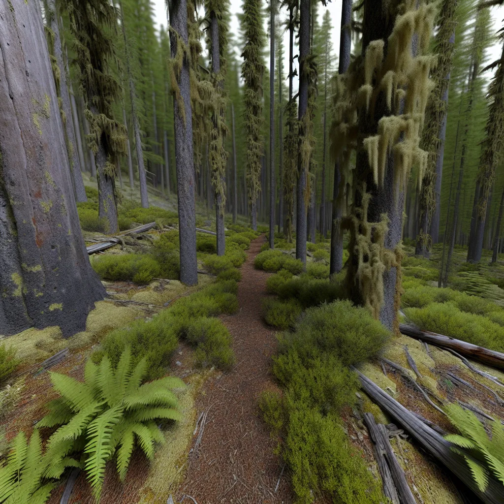 Wooded forest parcel in Idaho