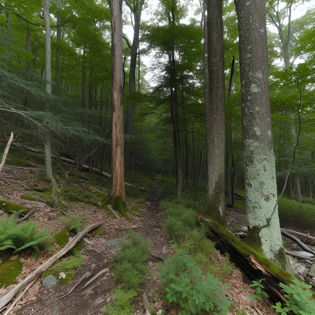 Wooded forest parcel in Maryland