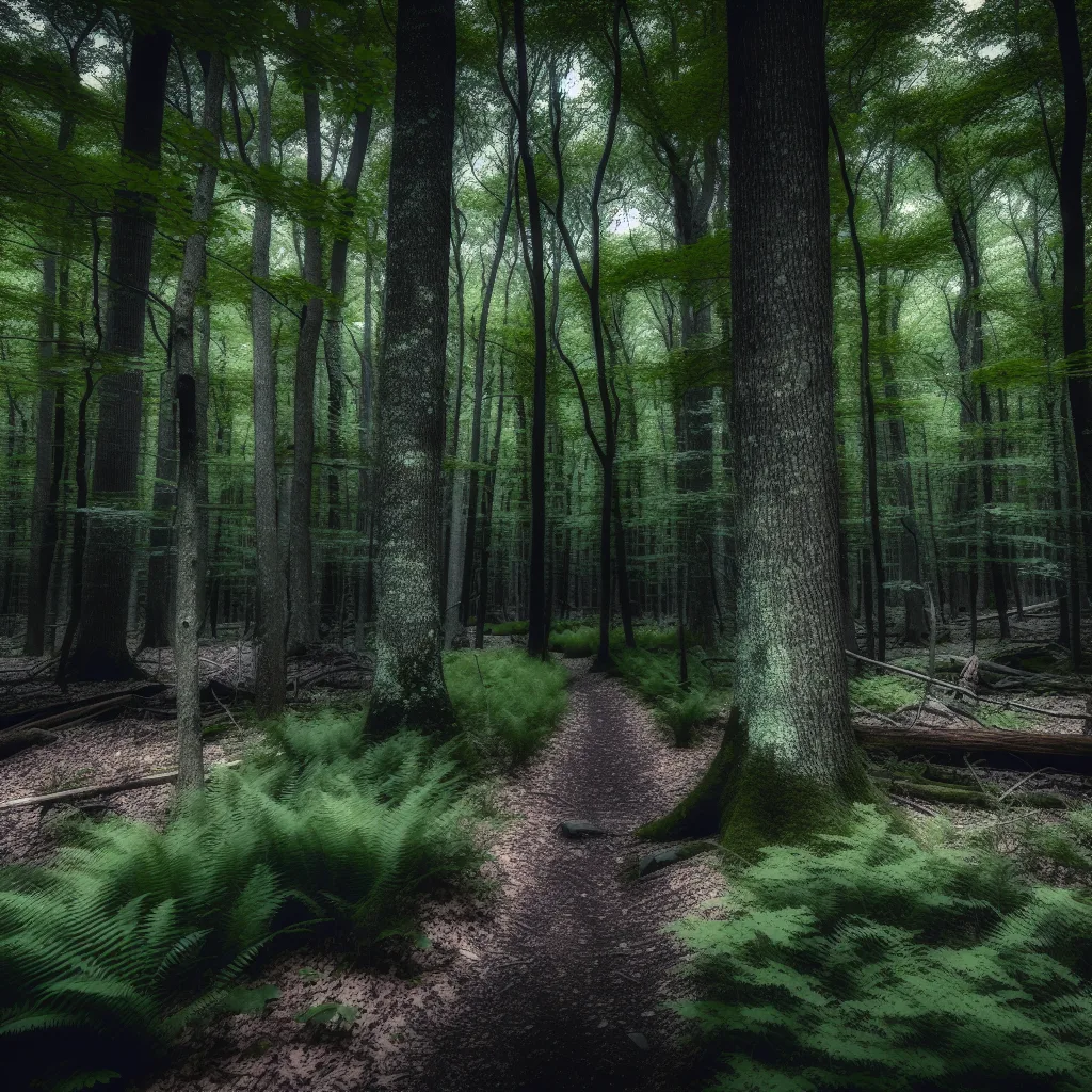 Wooded forest parcel in New Jersey