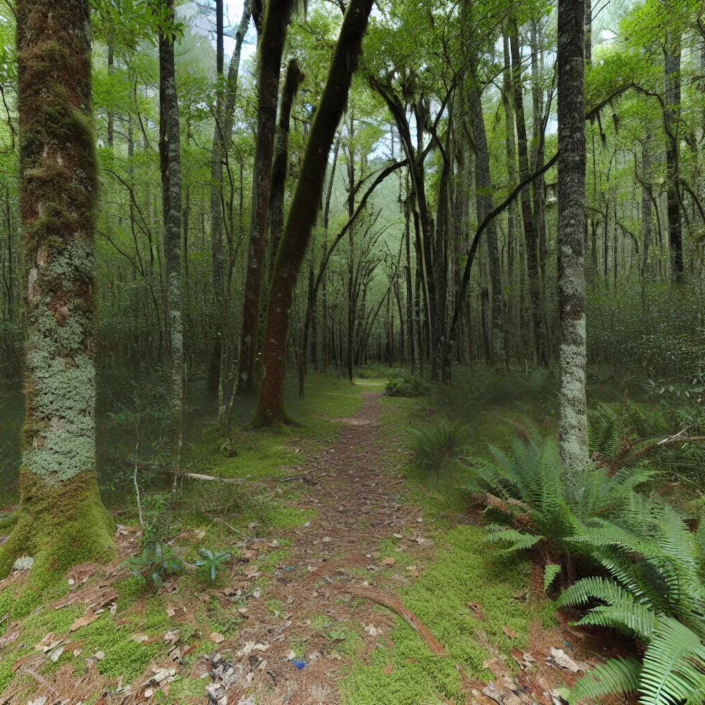 Wooded forest parcel in North Carolina