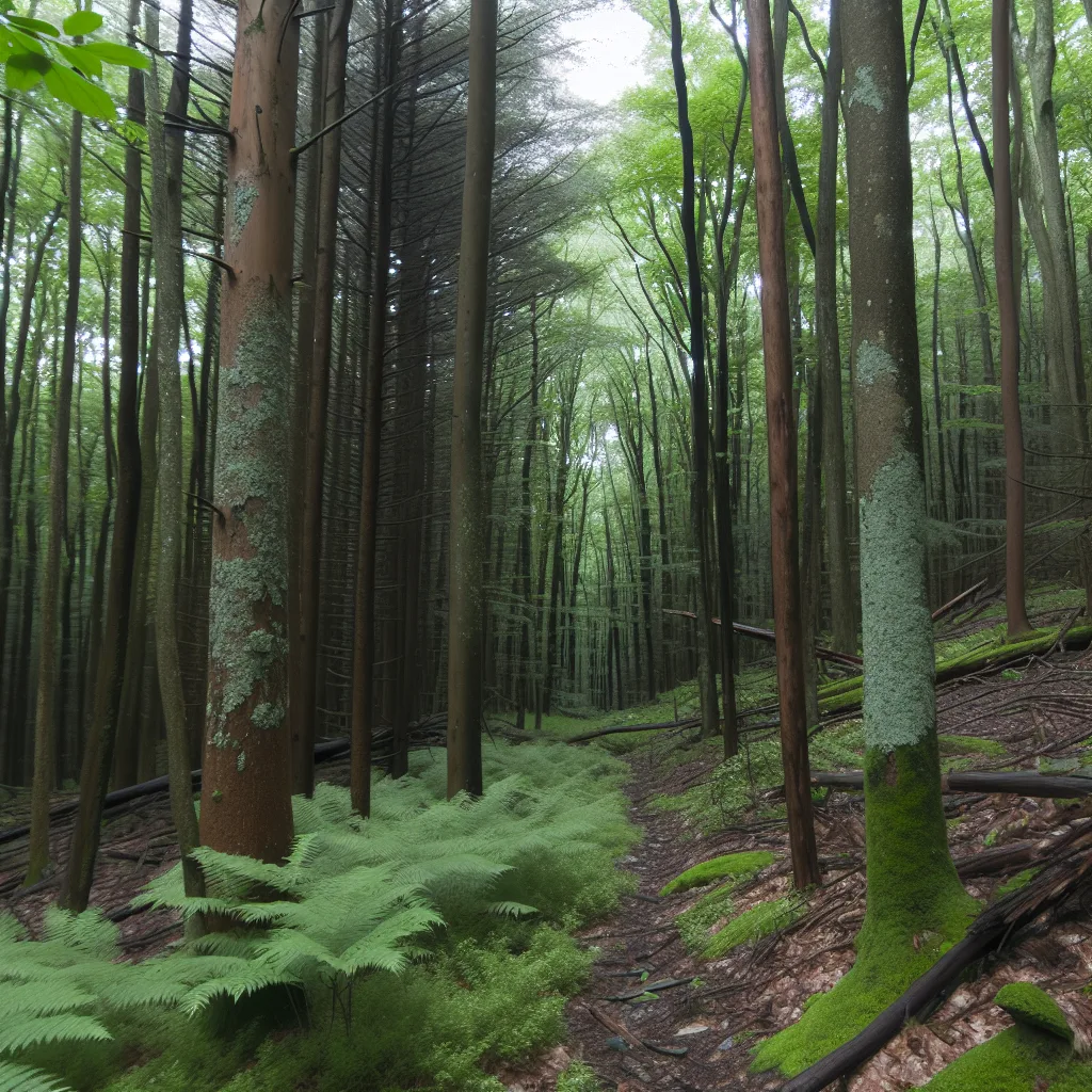 Wooded forest parcel in Pennsylvania