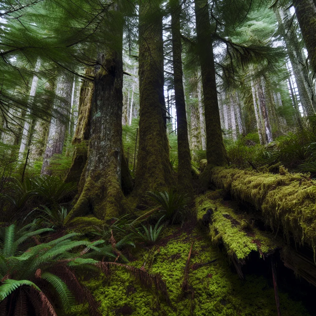 Wooded forest parcel in Washington