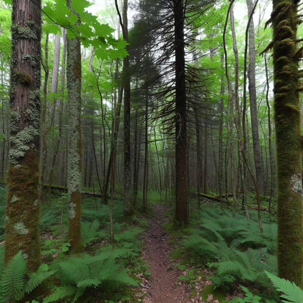 Wooded forest parcel in Wisconsin