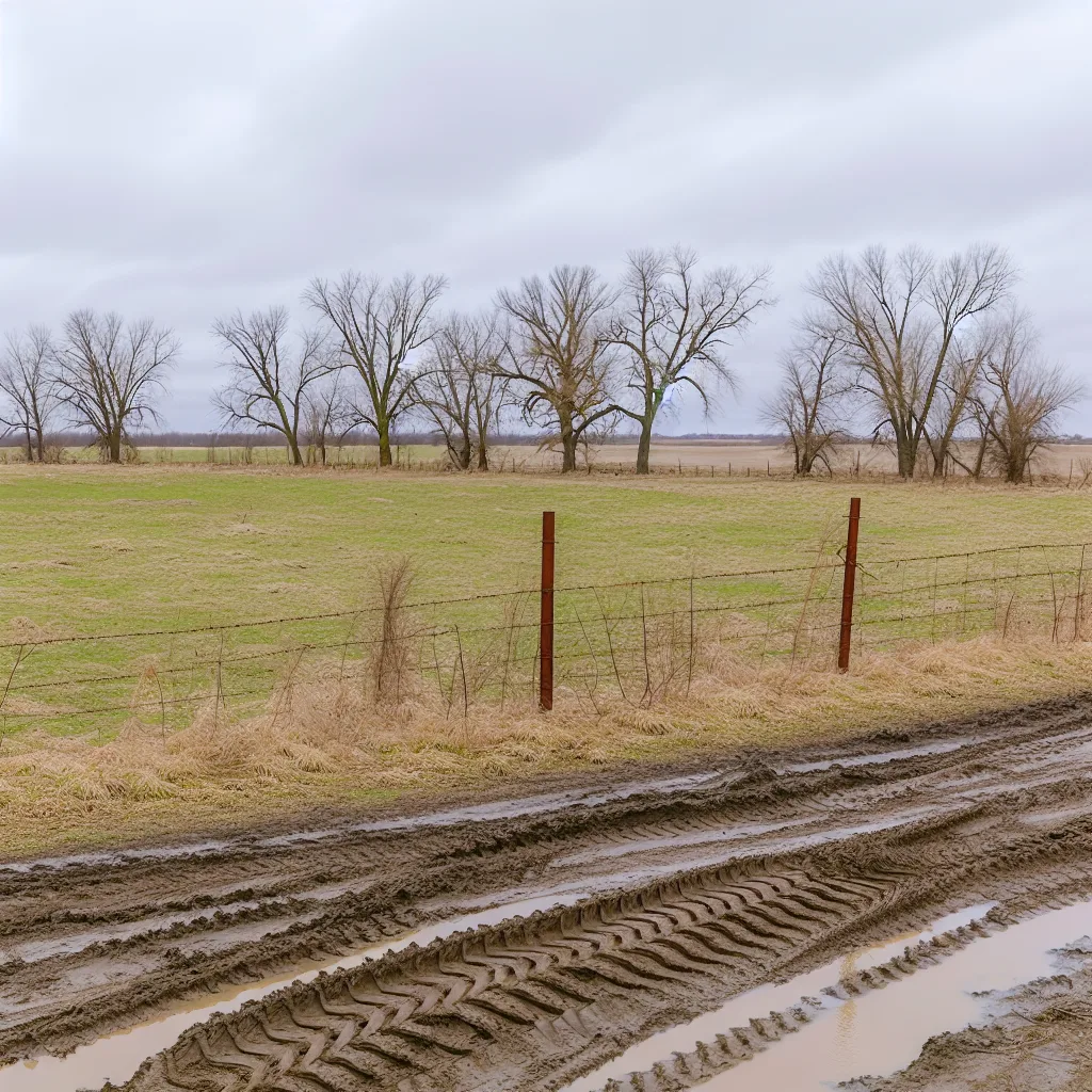 Rural acreage with open grassland in Cook County, Illinois