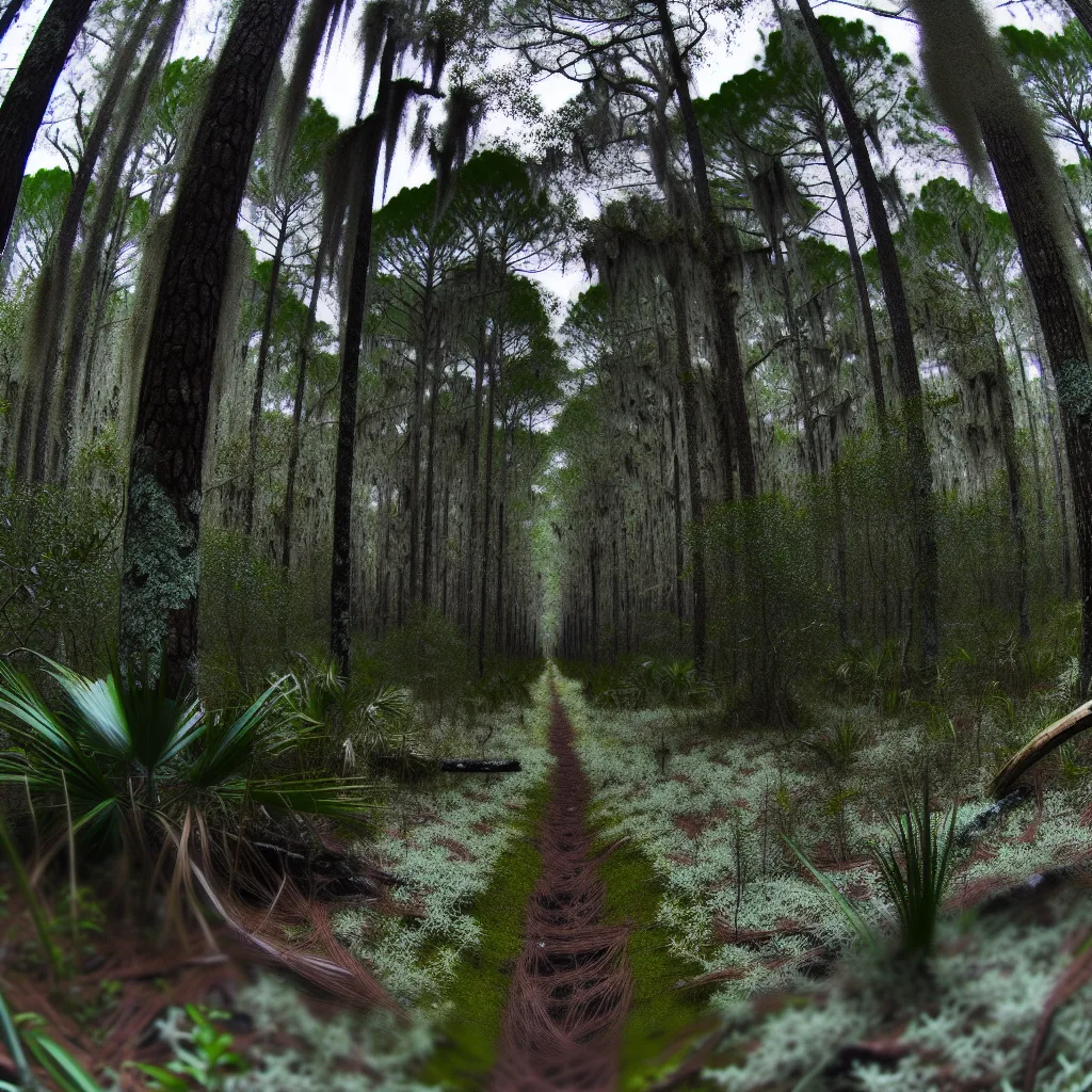 Wooded forest parcel in Charlotte County, Florida